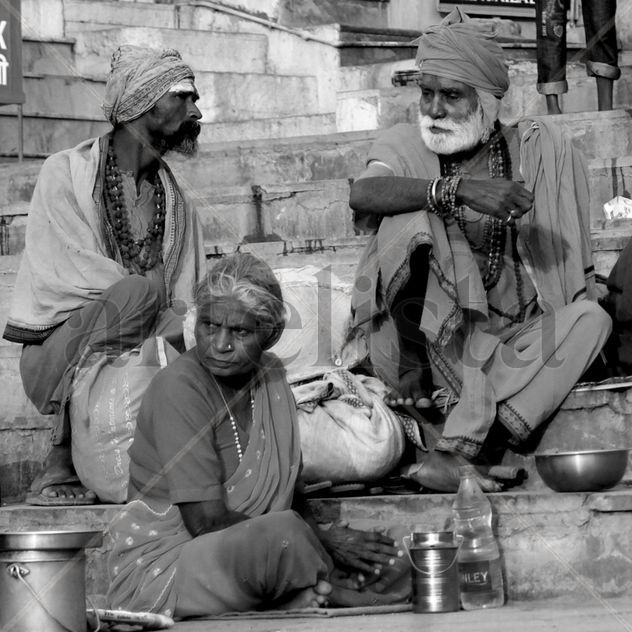 Sadhus en Ganges