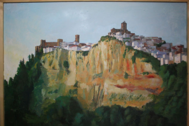 Arcos de la frontera Acrylic Canvas Landscaping