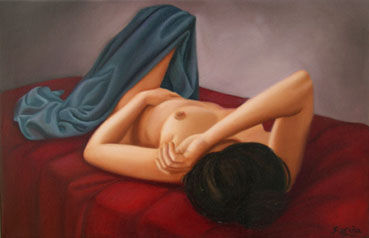 La resignación Oil Canvas Nude Paintings