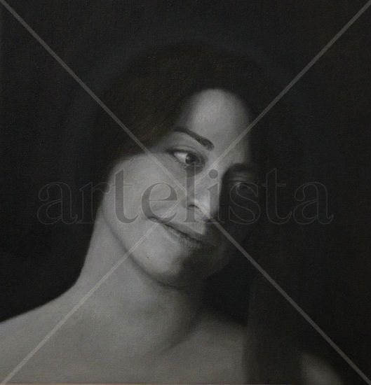 Yanina Oil Textile Portrait