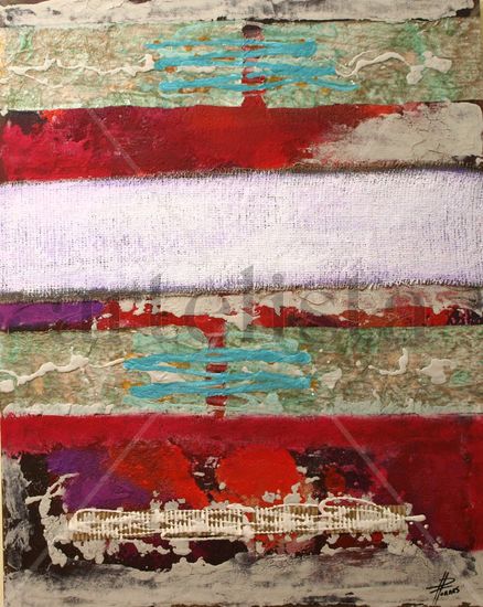 Banda blanca Mixed media Canvas Others