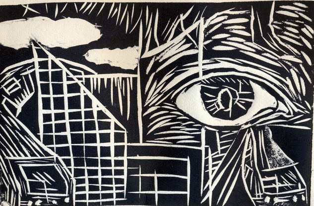 Mirada 2 Woodcut