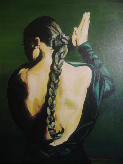 olé Oil Canvas Figure Painting