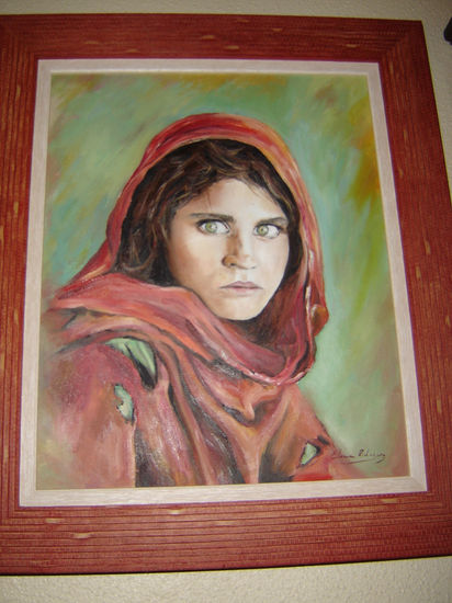 Mujer afgana Oil Canvas Portrait