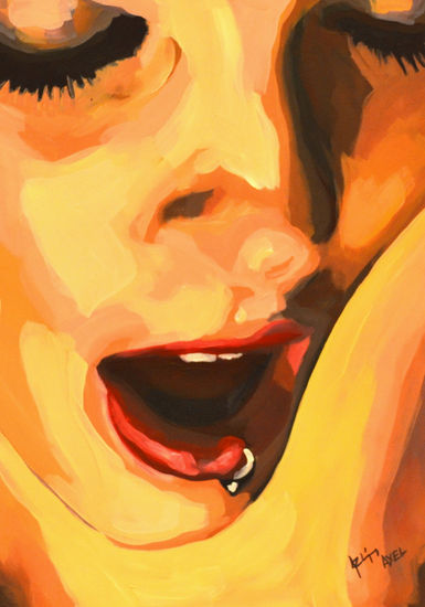 Orgasmo Oil Card Nude Paintings