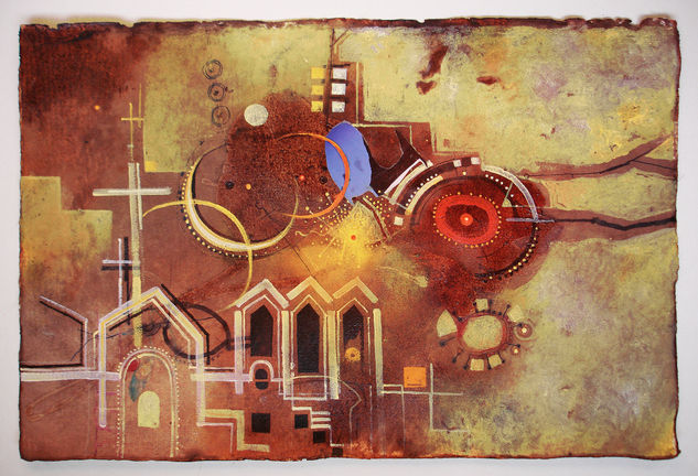 LA IGLESIA Mixed media Paper Others