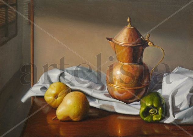 Bodegón con frutas Oil Canvas Still Life Paintings