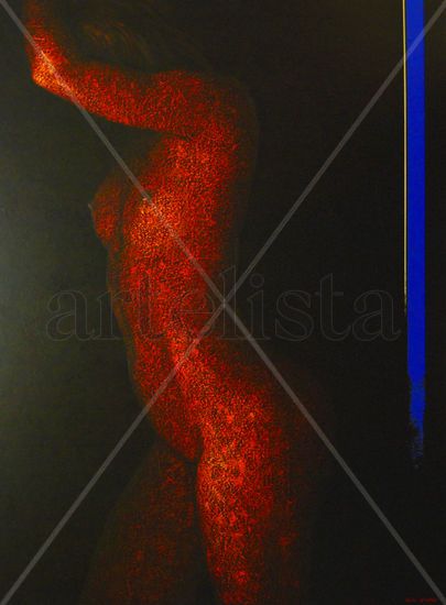 La modelo. No disponible Acrylic Canvas Nude Paintings