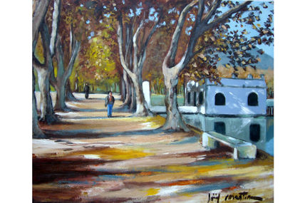 Paseo junto al lago...