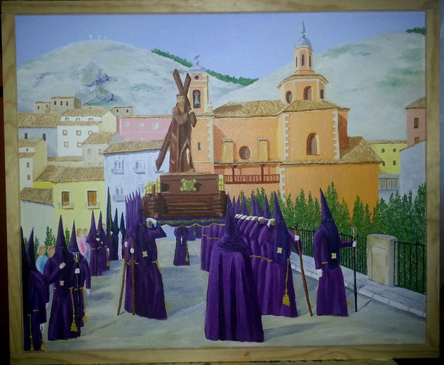 El lento caminar Oil Canvas Others