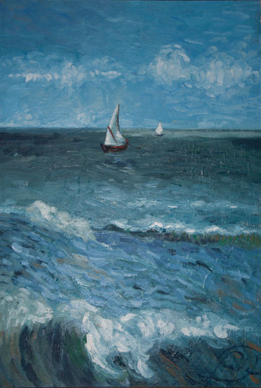 Reproducción de Van Gogh III Óleo Lienzo Marina