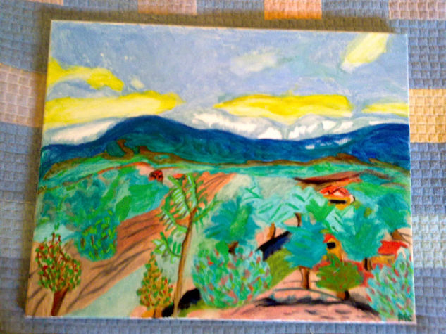 Paisaje Mixed media Canvas Landscaping