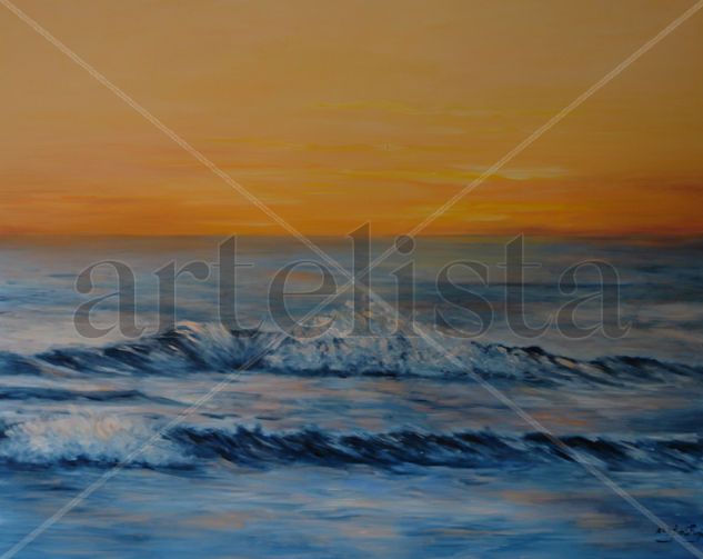 Mar V Oil Canvas Marine Painting