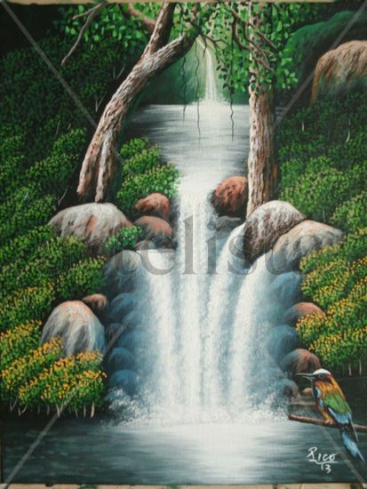 CATARATA DE MONTEZUMA Acrylic Canvas Landscaping