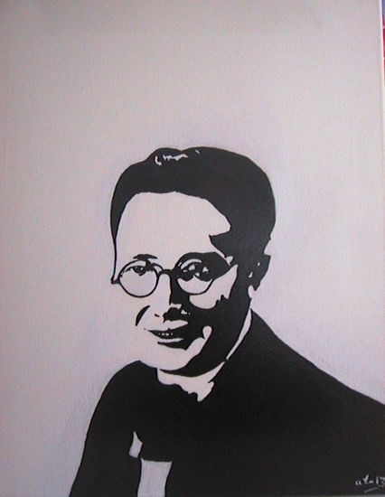 Castelao Acrílico Lienzo Retrato