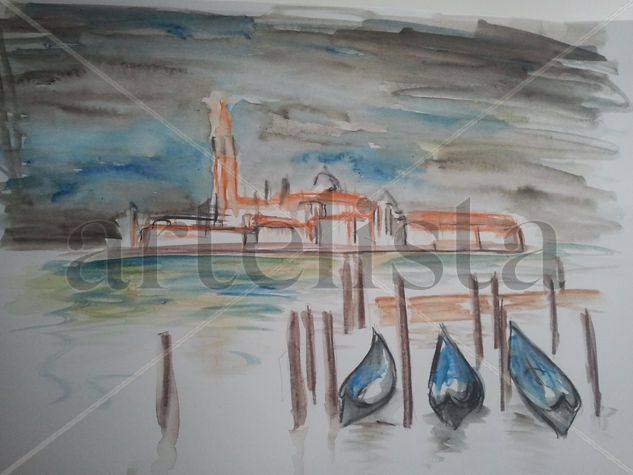 Venecia Watercolour Card Landscaping