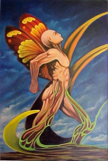 Raices Oil Canvas Figure Painting