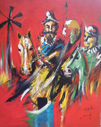 Quijote en rojo