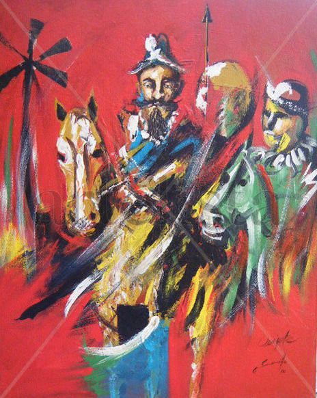Quijote en rojo