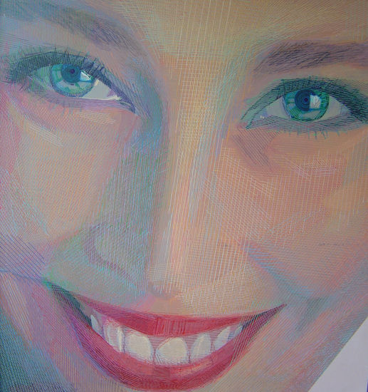 VERONICA FORQUE Acrylic Panel Portrait