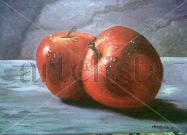 Manzanas Oil Canvas Still Life Paintings