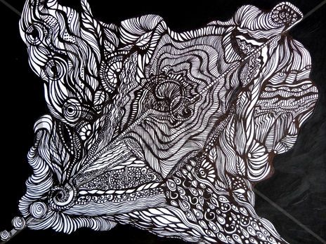 Dibujo Zentangle...