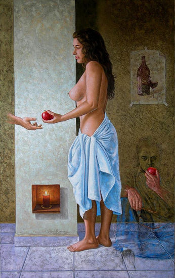 Serie Tentacion Oil Canvas Nude Paintings