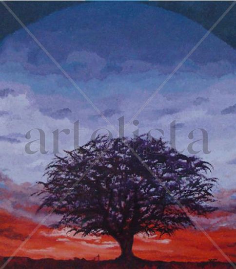 Árbol. Oil Panel Landscaping