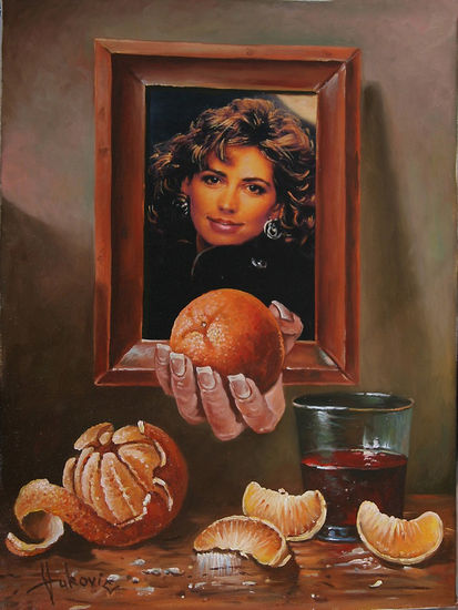 Sincerely from the heart Oil Canvas Portrait