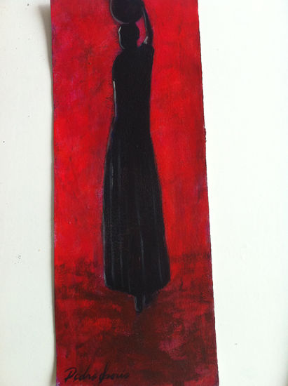 soledad Acrylic Paper Figure Painting