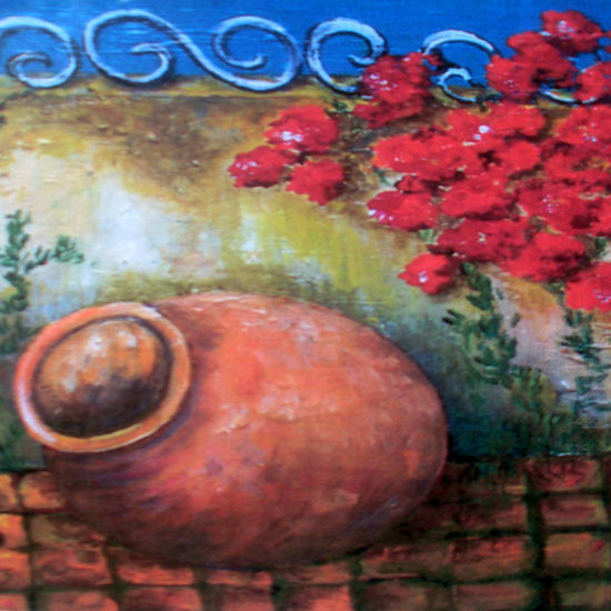 Tinajon de Camaguey Acrylic Canvas Still Life Paintings