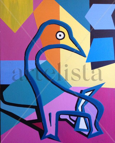 Pajarafa Acrylic Canvas Figure Painting