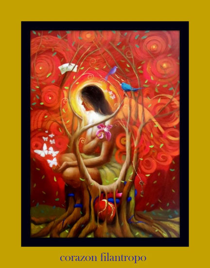 corazon filantropo Oil Canvas Figure Painting