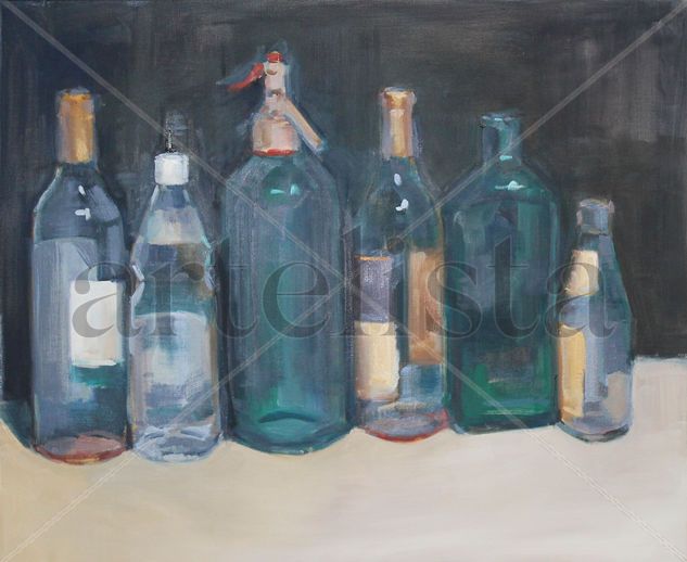 Bodegón 3 Oil Canvas Still Life Paintings