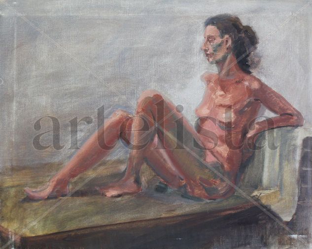 Cloti 3 Oil Canvas Nude Paintings