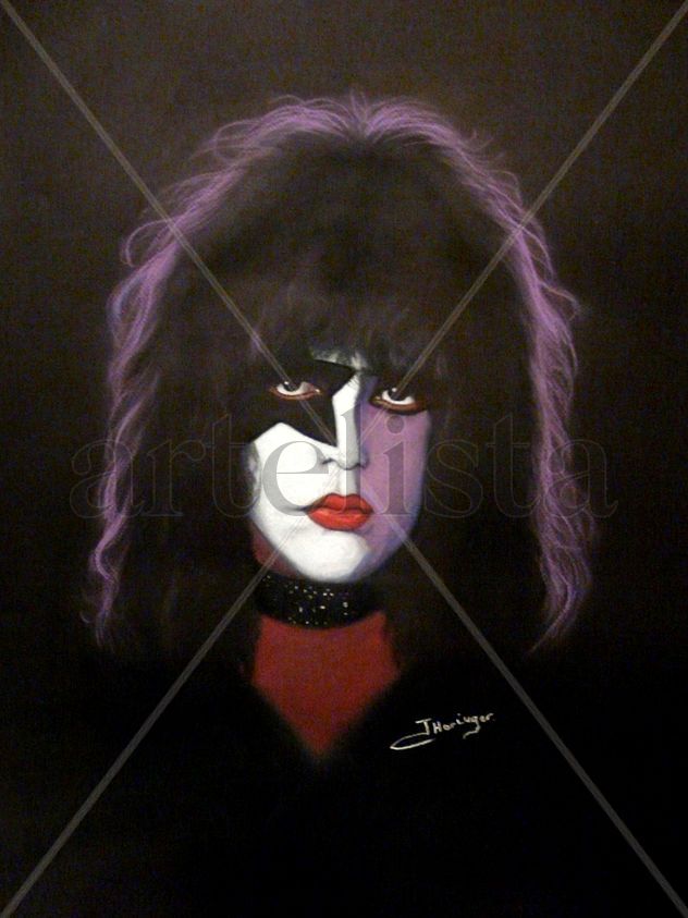 Retrato Paul Stanley - Kiss