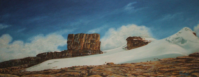 SIERRA NEVADA DEL COCUY ( PULPITO DEL DIABLO Y CERRO PAN DE AZUCAR) Oil Canvas Landscaping