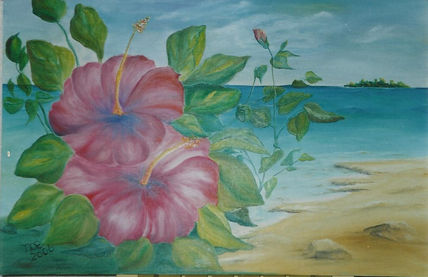 Flor suspendida.