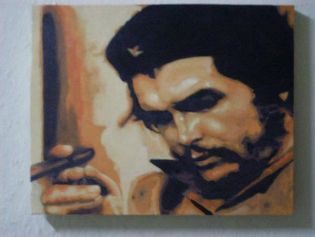 Che Guevara Oil Canvas Portrait