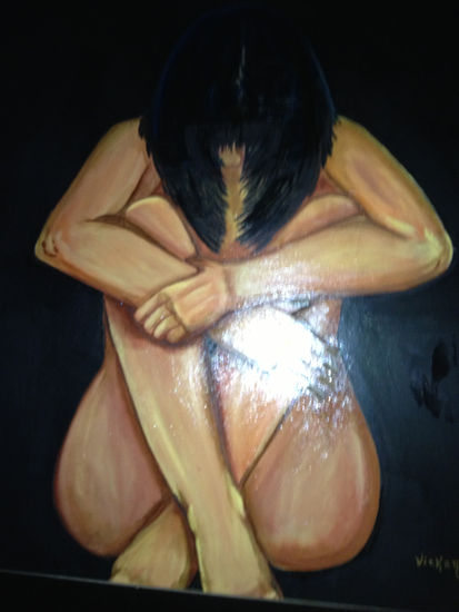 desepcion Oil Canvas Figure Painting