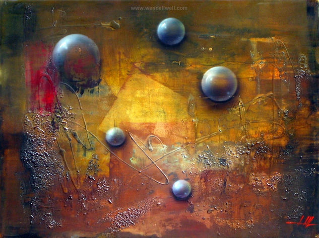 Bolhas 211 Acrylic Canvas Others