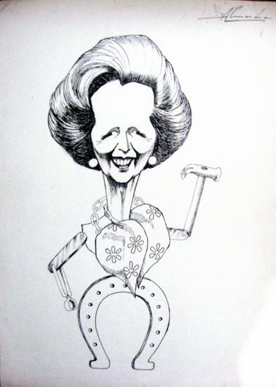 Margaret Thatcher Tinta