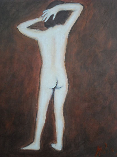 desnudo Acrylic Textile Nude Paintings