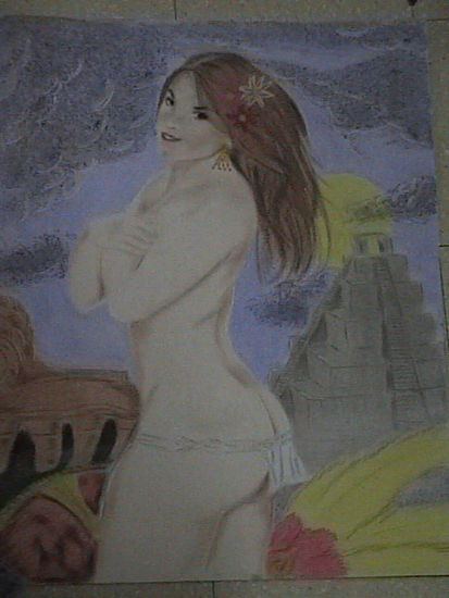 Mi Raiz Pastel Others Nude Paintings