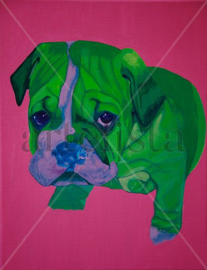 Doggy Media Mixta Lienzo Animales