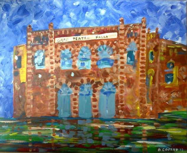 Teatro Falla Acrylic Canvas Landscaping