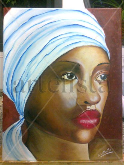 RETRATO Oil Canvas Portrait