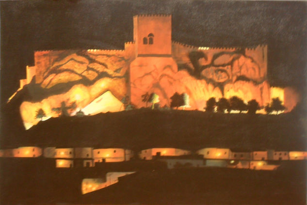 Castillo Almanza Acrylic Canvas Landscaping