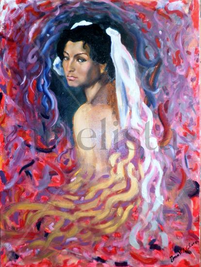 la gitana Oil Canvas Figure Painting