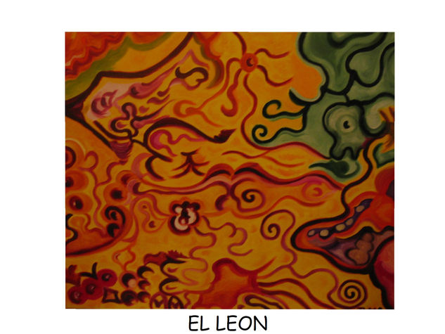 El leon Oil Canvas Others